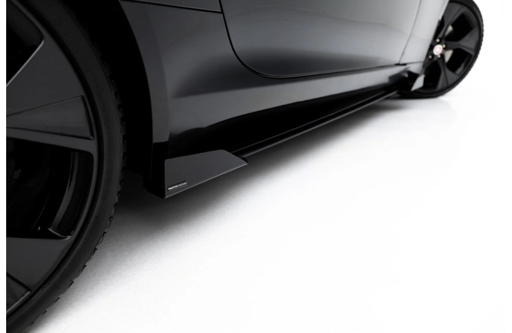 Street Pro Side Skirts Diffusers + Flaps Jaguar F-Type X152 Facelift 2