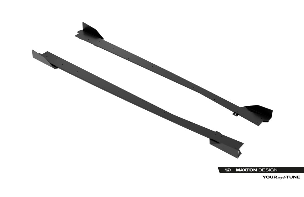 Street Pro Side Skirts Diffusers + Flaps Jaguar F-Type X152 Facelift 2