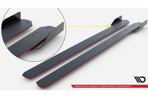 Street Pro Side Skirts Diffusers + Flaps Jaguar F-Type X152 Facelift 2