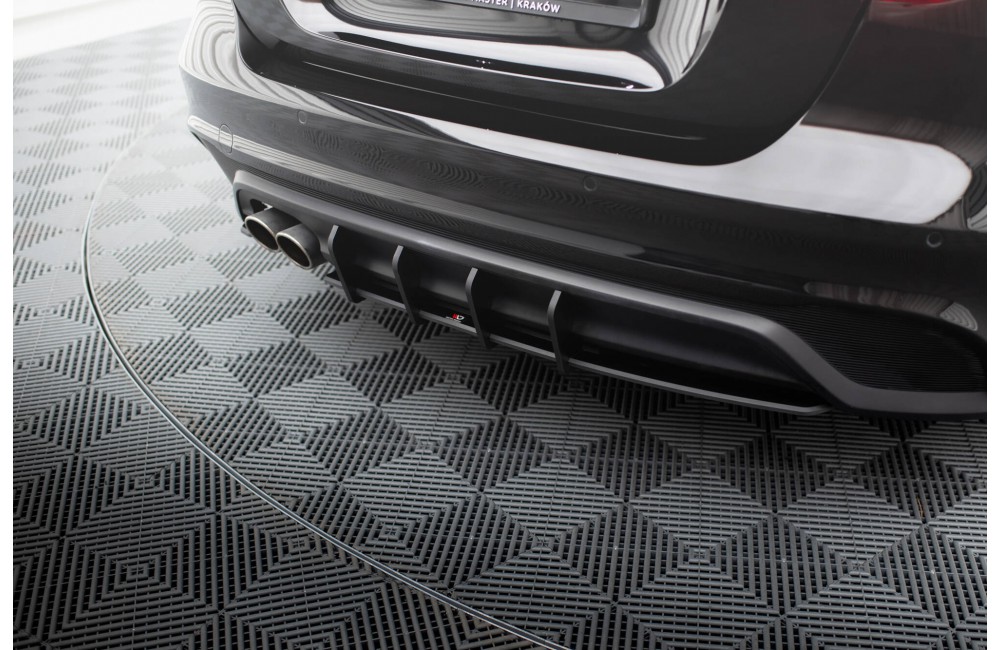 Street Pro Rear Diffuser Jaguar XE X760 Facelift - Black