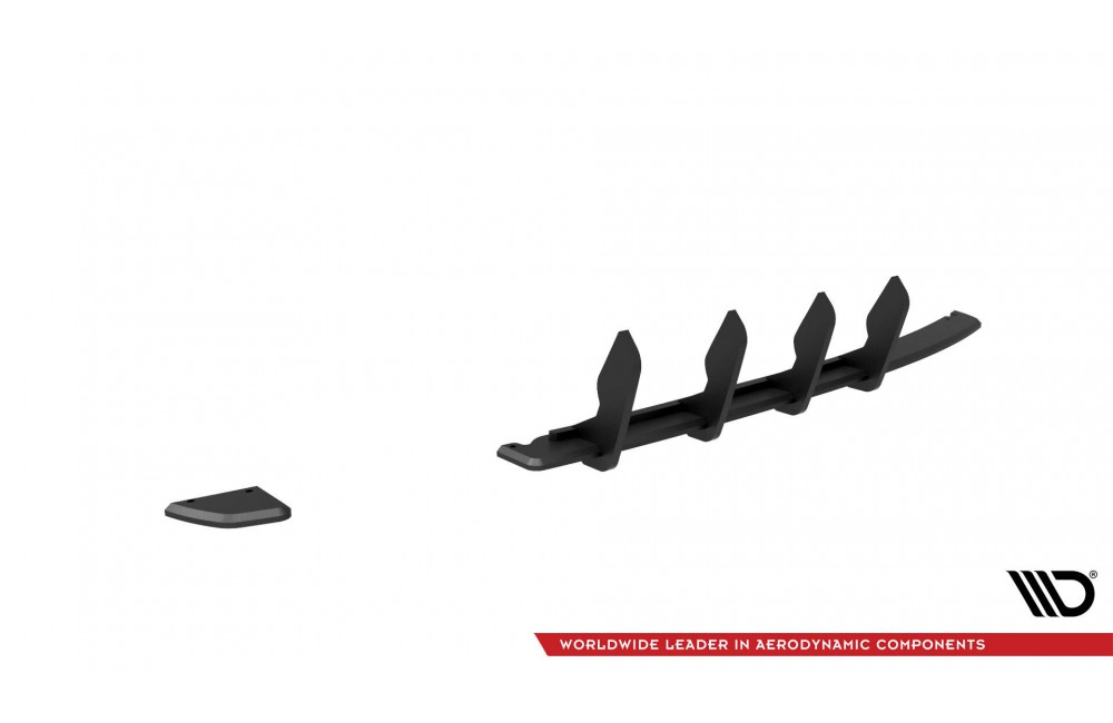 Street Pro Rear Diffuser Jaguar XE X760 Facelift - Black