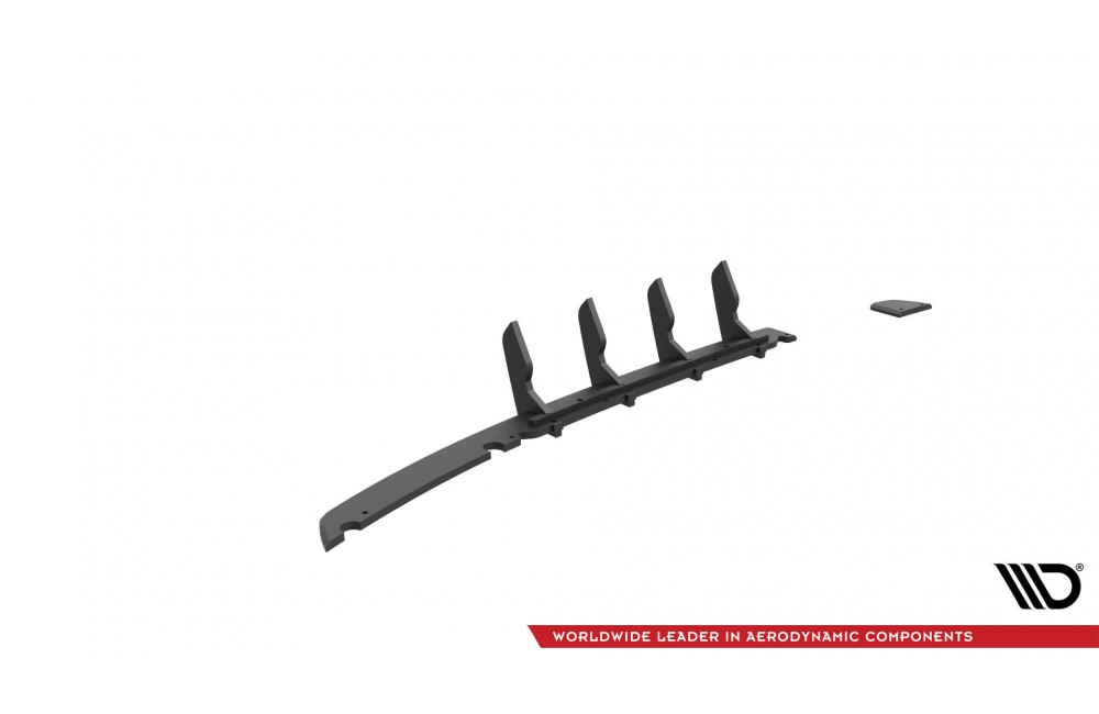 Street Pro Rear Diffuser Jaguar XE X760 Facelift - Black