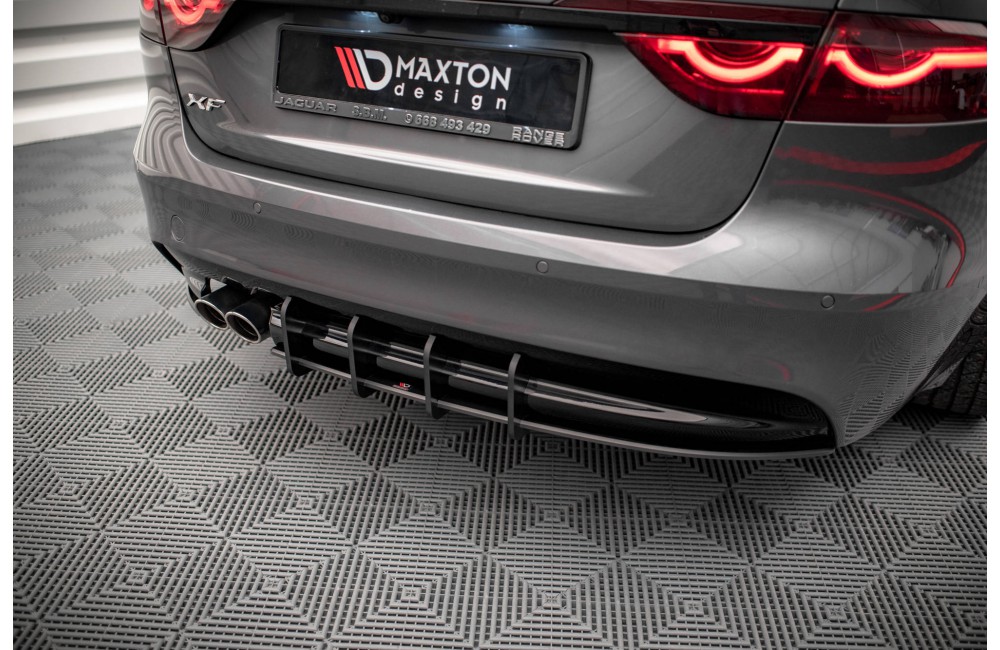Street Pro Rear Diffuser Jaguar XF R-Sport Mk2 - Black