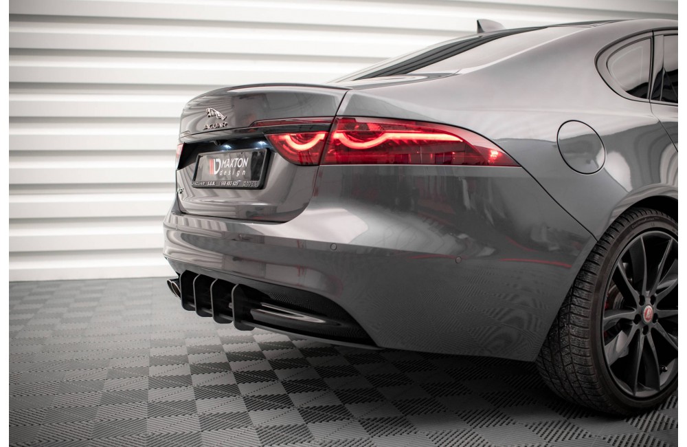 Street Pro Rear Diffuser Jaguar XF R-Sport Mk2 - Black