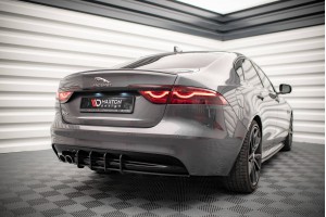 Street Pro Rear Diffuser Jaguar XF R-Sport Mk2 - Black