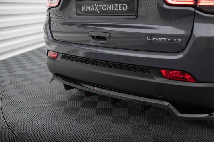 Πίσω splitter (με κάθετους στύλους) Jeep Compass Limited Mk2 Facelift