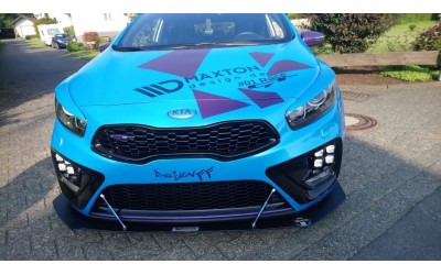 FRONT RACING SPLITTER KIA CEE'D / PRO CEE'D GT MK2