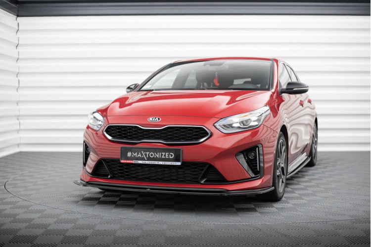 Front Splitter V.1 Kia Ceed GT \/ GT-Line Mk3 \/ Proceed Mk1