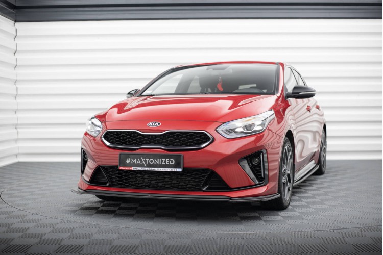 Front Splitter V.2 Kia Ceed GT \/ GT-Line Mk3 \/ Proceed Mk1