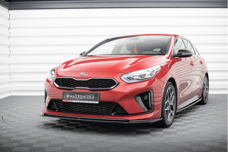 Front Splitter V.3 Kia Ceed GT \/ GT-Line Mk3 \/ Proceed Mk1