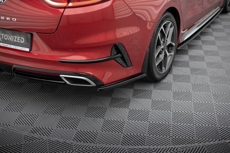 Πίσω Πλευρικοί Splitters Kia ProCeed GT / GT-Line Mk1