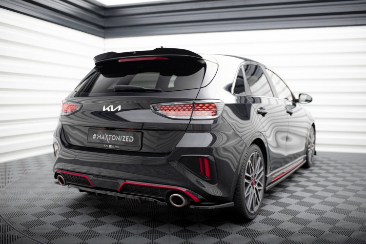 Πίσω Splitter (με κάθετες ράβδους) Kia Ceed GT Mk3 Facelift