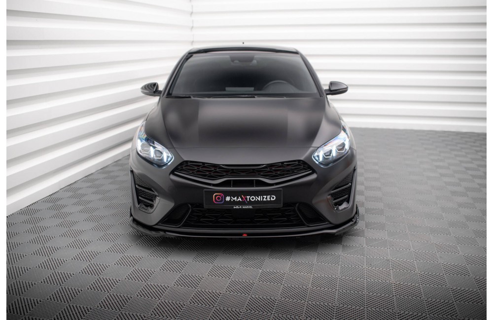 Front Splitter V.1 Kia Proceed GT Mk3 Facelift / Ceed GT / GT - Line Mk1 Facelift