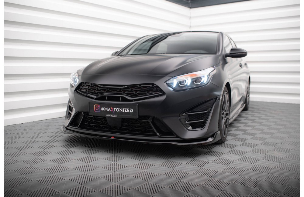 Front Splitter V.1 Kia Proceed GT Mk3 Facelift / Ceed GT / GT - Line Mk1 Facelift