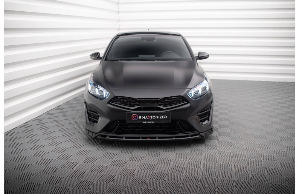 Front Splitter V.2 Kia Proceed GT Mk3 Facelift / Ceed GT / GT - Line Mk1 Facelift