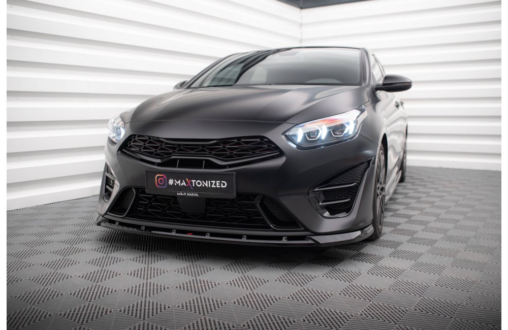 Front Splitter V.2 Kia Proceed GT Mk3 Facelift / Ceed GT / GT - Line Mk1 Facelift
