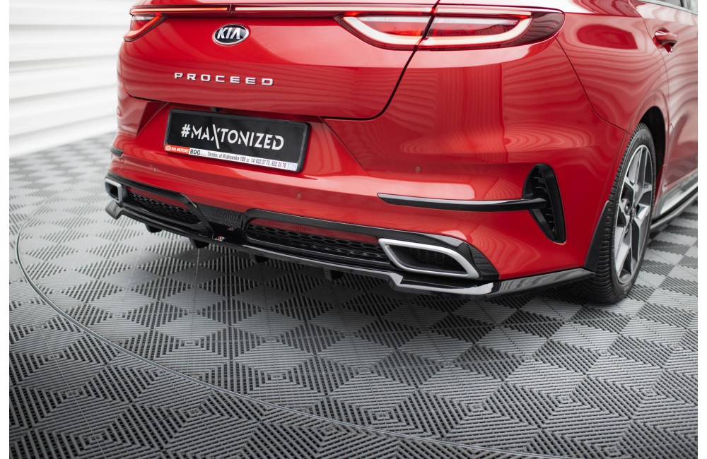 Rear Splitter (with vertical bars) Kia ProCeed GT-Line Mk1