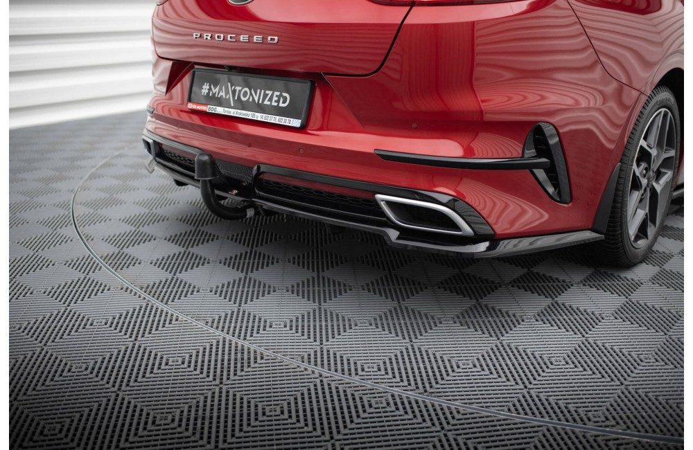 Rear Splitter (with vertical bars) Kia ProCeed GT-Line Mk1