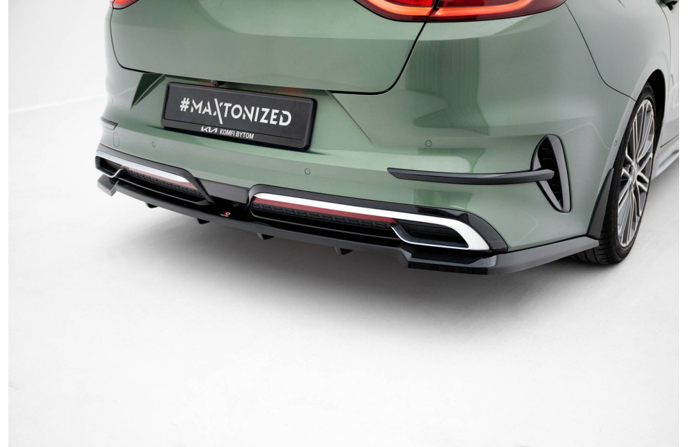 Rear Splitter (with vertical bars) Kia Proceed GT-Line Mk1 Facelift