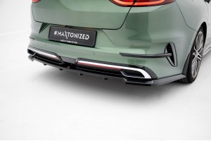 Rear Splitter (with vertical bars) Kia Proceed GT-Line Mk1 Facelift