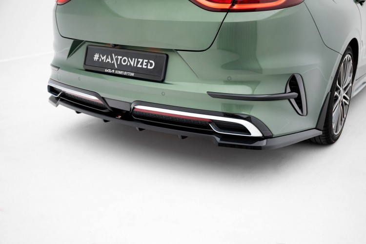 Πίσω Splitter (με κατακόρυφες ράβδους) Kia Proceed GT-Line Mk1 Facelift