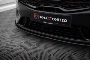 Street Pro Front Splitter Kia Proceed GT Mk3 Facelift / Ceed GT / GT - Line Mk1 Facelift  - Black