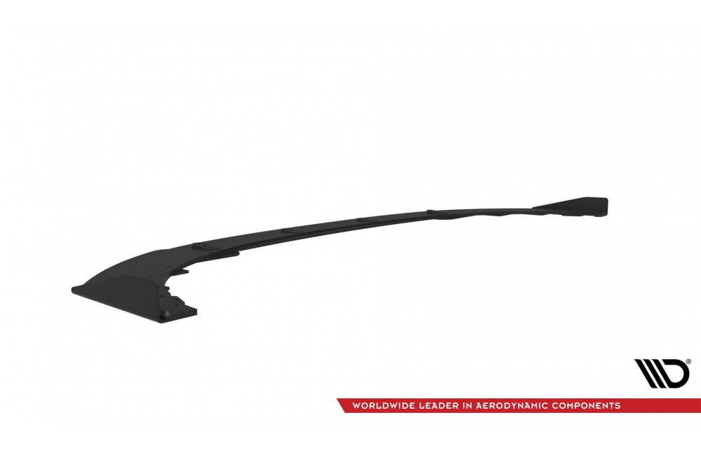 Street Pro Front Splitter + Flaps Kia Proceed GT Mk3 Facelift / Ceed GT / GT - Line Mk1 Facelift  - Black + Gloss Flaps