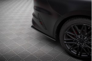 Street Pro Rear Side Splitters Kia Proceed GT Mk1 Facelift - Black