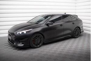 Street Pro Side Skirts Diffusers Kia Proceed GT / GT-Line Mk1 Facelift / Ceed GT Mk3 Facelift  - Black