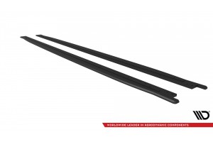 Street Pro Side Skirts Diffusers Kia Proceed GT / GT-Line Mk1 Facelift / Ceed GT Mk3 Facelift  - Black-Red
