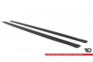 Street Pro Side Skirts Diffusers Kia Proceed GT / GT-Line Mk1 Facelift / Ceed GT Mk3 Facelift  - Black-Red