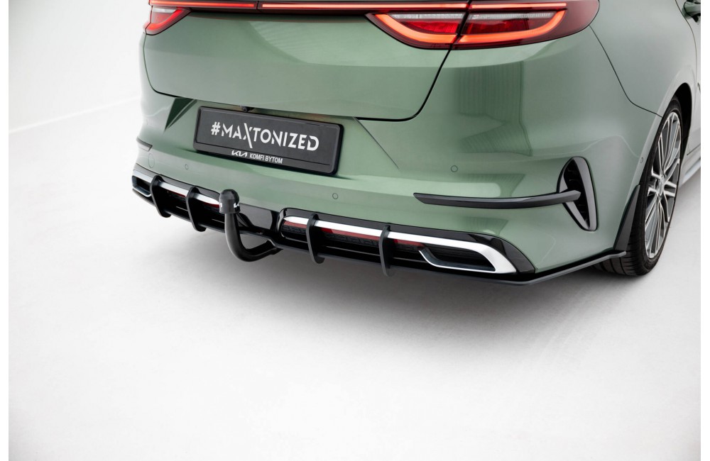 Street Pro Rear Diffuser Kia Proceed GT-Line Mk1 Facelift - Black