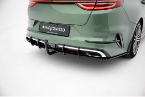 Street Pro Rear Diffuser Kia Proceed GT-Line Mk1 Facelift - Black