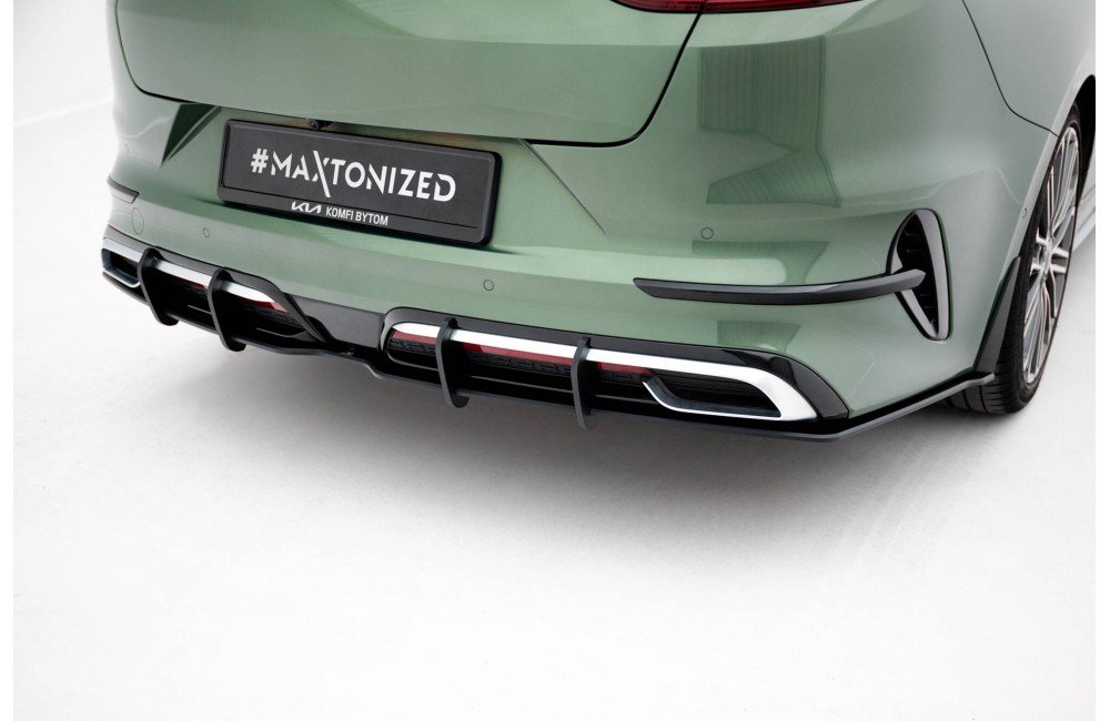 Street Pro Rear Diffuser Kia Proceed GT-Line Mk1 Facelift - Black