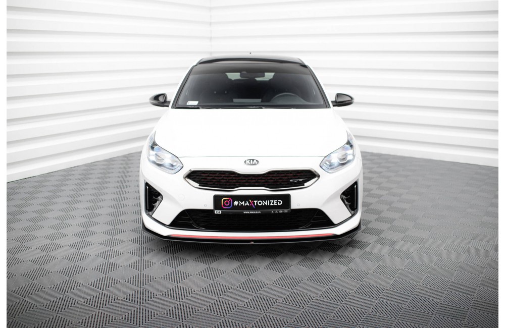 Street Pro Front Splitter Kia Ceed GT Mk3 / Proceed Mk1 - Black