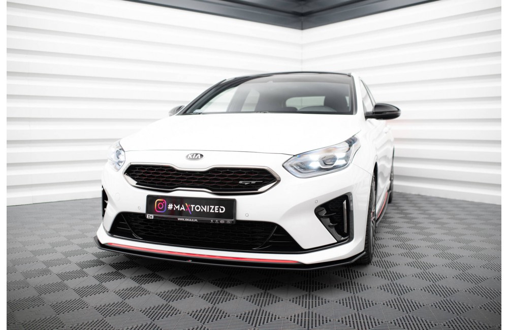 Street Pro Front Splitter Kia Ceed GT Mk3 / Proceed Mk1 - Black