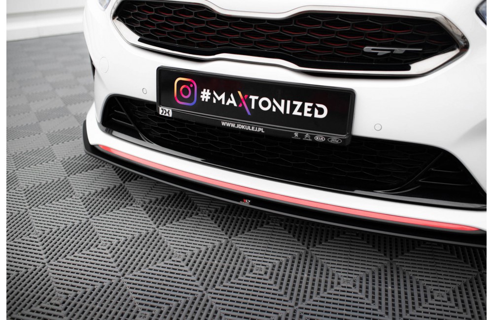 Street Pro Front Splitter Kia Ceed GT Mk3 / Proceed Mk1 - Black