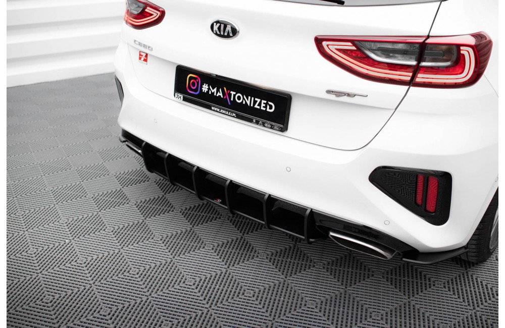 Street Pro Rear Diffuser Kia Ceed GT Mk3  - Black