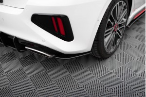 Street Pro Rear Side Splitters  Kia Ceed GT Mk3  - Black