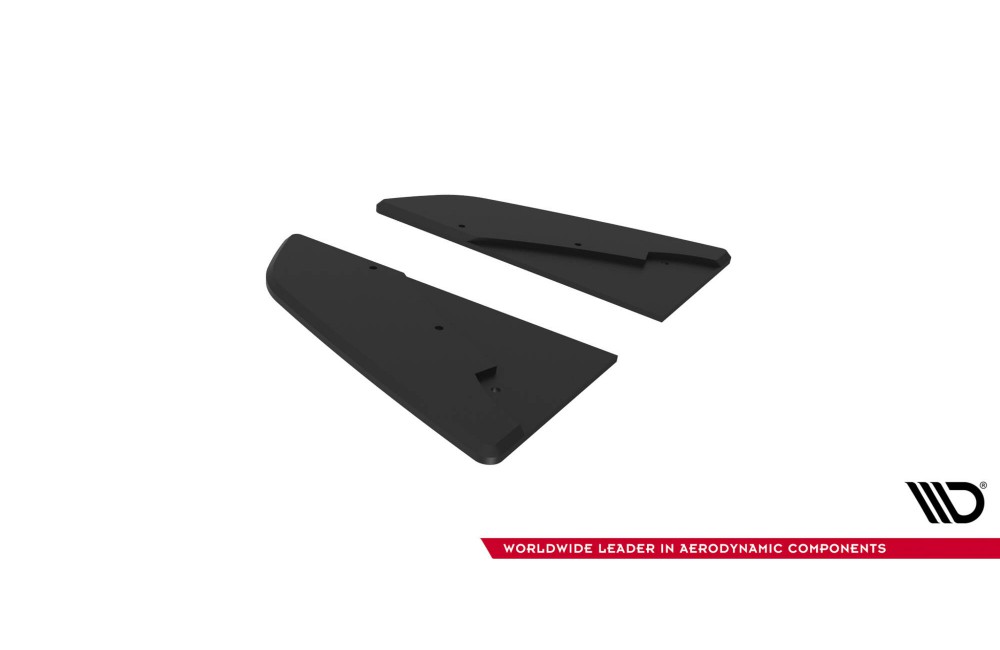 Street Pro Rear Side Splitters  Kia Ceed GT Mk3  - Black
