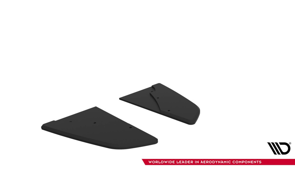 Street Pro Rear Side Splitters  Kia Ceed GT Mk3  - Black