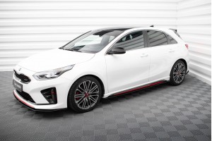 Street Pro Side Skirts Diffusers Kia Ceed GT Mk3 / Proceed Mk1 - Black-Red Street Pro Side Skirts Diffusers Kia Ceed GT Mk3 / Proceed Mk1 - Black-Red