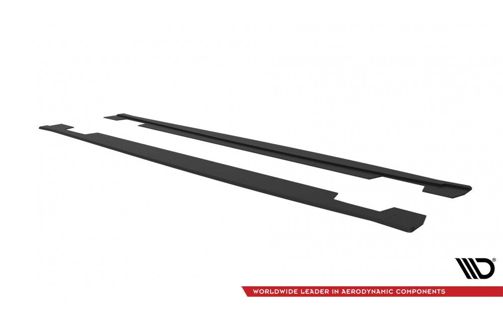 Street Pro Side Skirts Diffusers Kia Ceed GT Mk3 / Proceed Mk1 - Black-Red Street Pro Side Skirts Diffusers Kia Ceed GT Mk3 / Proceed Mk1 - Black-Red