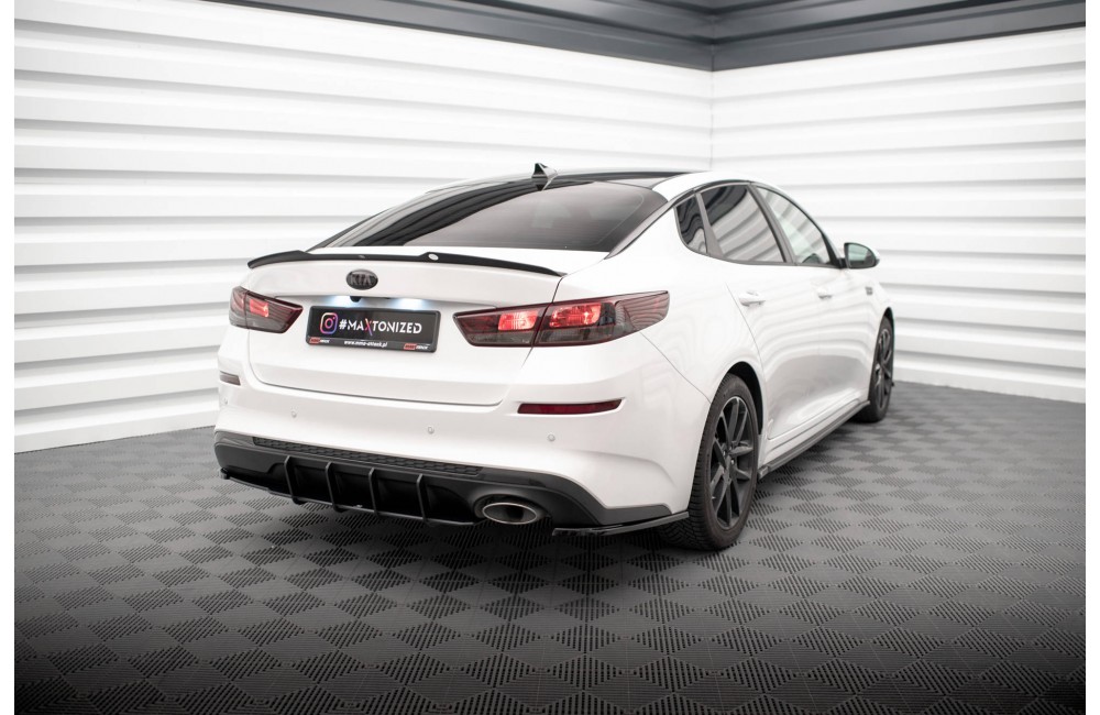 Street Pro Rear Diffuser Kia Optima Mk4 Facelift - Black