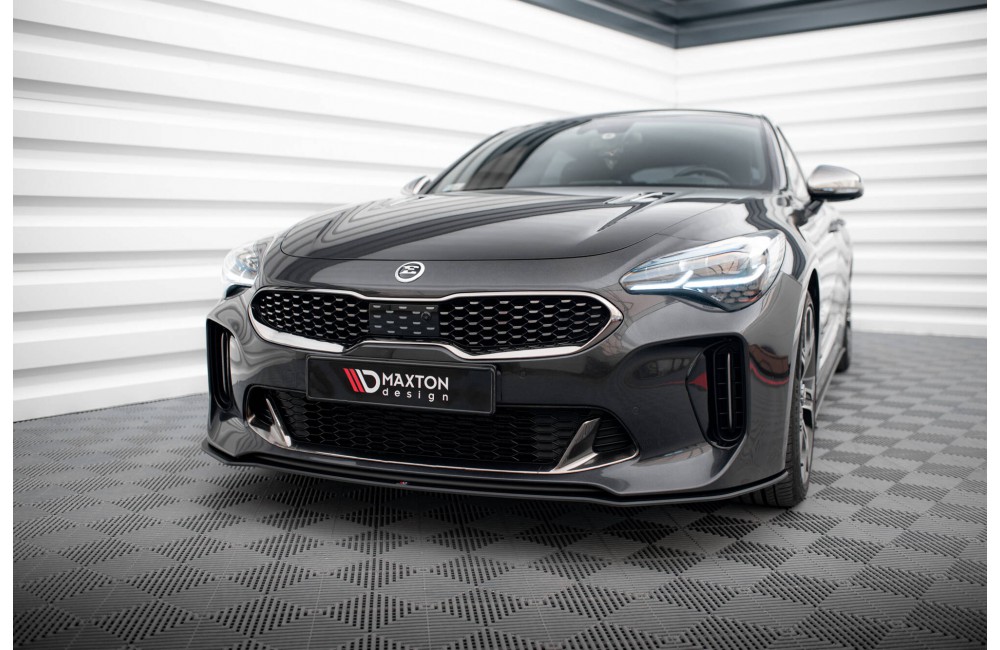 Street Pro Front Splitter Kia Stinger GT / GT-Line / Standard Mk1 - Black