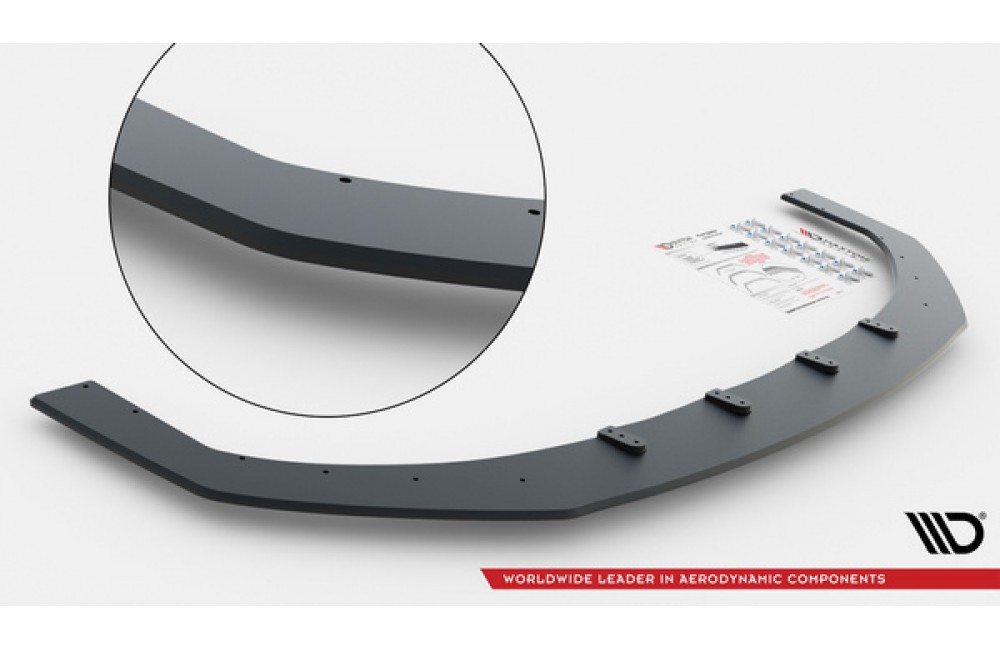 Street Pro Front Splitter Kia Stinger GT / GT-Line / Standard Mk1 - Black