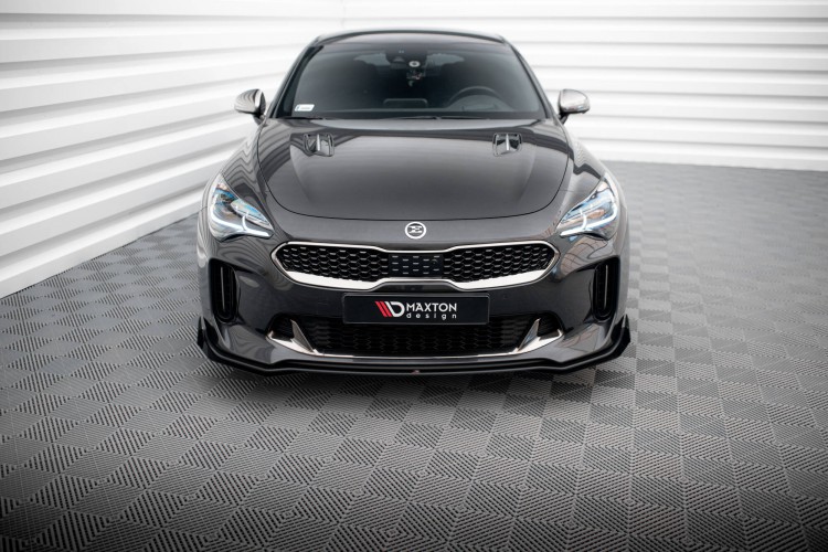 Street Pro Πρόσθιο Splitter + Flaps Kia Stinger GT / GT-Line / Standard Mk1