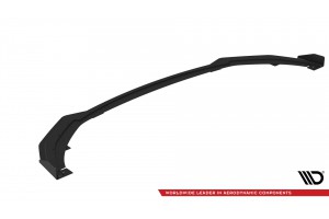 Street Pro Front Splitter + Flaps Kia Stinger GT / GT-Line / Standard Mk1 - Black + Gloss Flaps