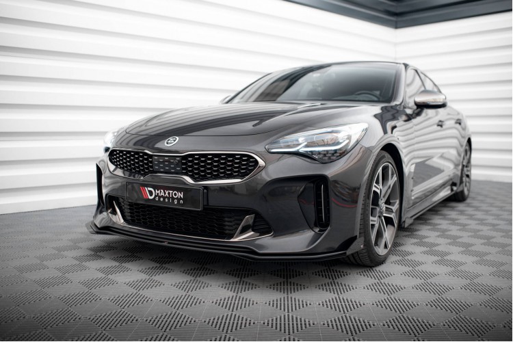Street Pro Πρόσθιο Splitter + Flaps Kia Stinger GT / GT-Line / Standard Mk1