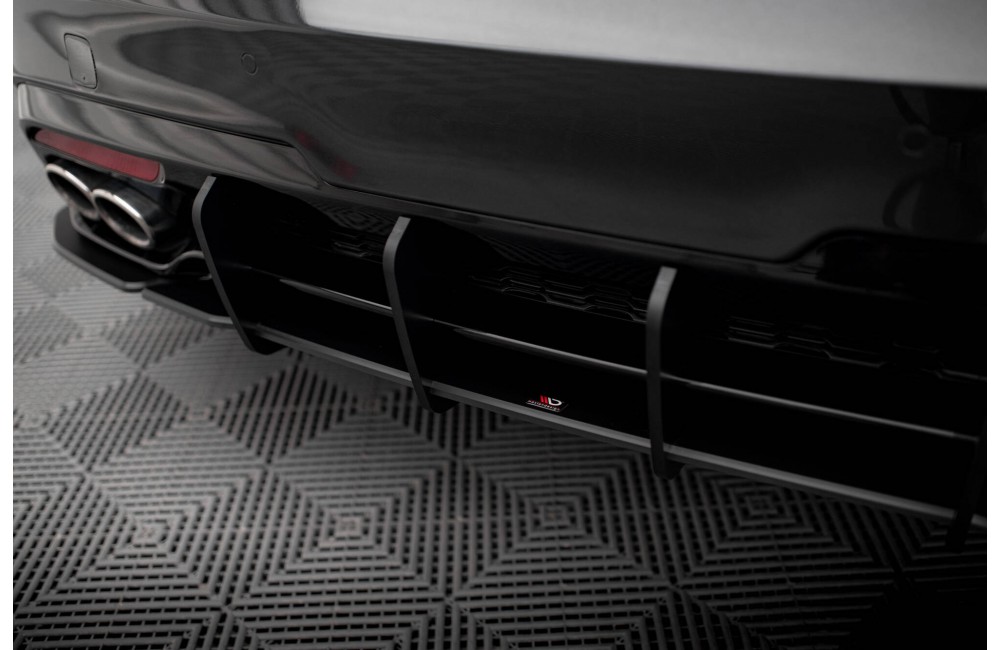 Street Pro Rear Diffuser V.1 Kia Stinger GT / GT-Line  Mk1 - Black